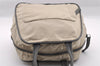 Authentic PRADA Vintage Sports Polyester Hand Bag Purse Beige 1630I