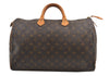 Authentic Louis Vuitton Monogram Speedy 40 Hand Boston Bag M41522 LV 1631G