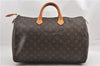 Authentic Louis Vuitton Monogram Speedy 40 Hand Boston Bag M41522 LV 1631G