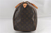 Authentic Louis Vuitton Monogram Speedy 40 Hand Boston Bag M41522 LV 1631G