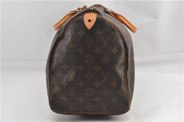 Authentic Louis Vuitton Monogram Speedy 40 Hand Boston Bag M41522 LV 1631G