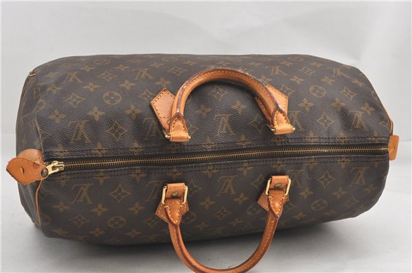 Authentic Louis Vuitton Monogram Speedy 40 Hand Boston Bag M41522 LV 1631G