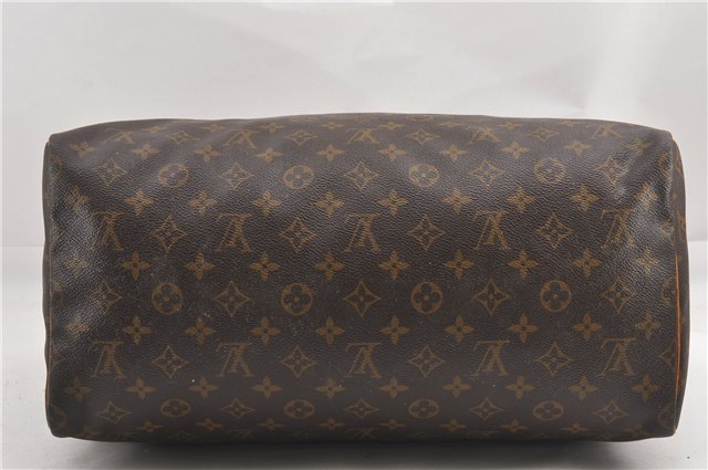 Authentic Louis Vuitton Monogram Speedy 40 Hand Boston Bag M41522 LV 1631G