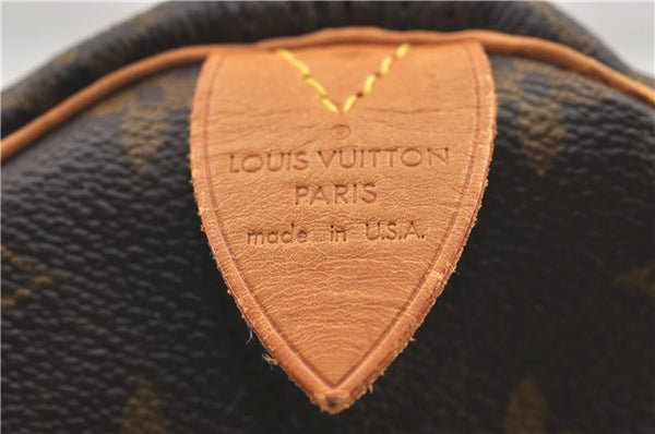 Authentic Louis Vuitton Monogram Speedy 40 Hand Boston Bag M41522 LV 1631G