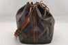 Authentic Louis Vuitton Monogram Petit Noe M42226 Shoulder Drawstring Bag 1632I