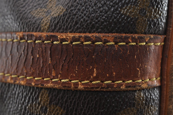 Authentic Louis Vuitton Monogram Petit Noe M42226 Shoulder Drawstring Bag 1632I