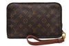 Authentic Louis Vuitton Monogram Orsay Clutch Hand Bag Purse M51790 LV 1633I