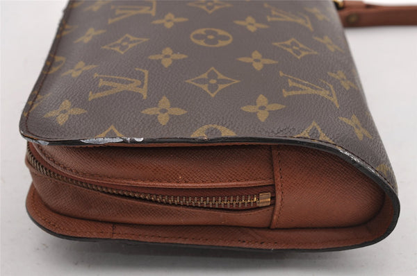 Authentic Louis Vuitton Monogram Orsay Clutch Hand Bag Purse M51790 LV 1633I