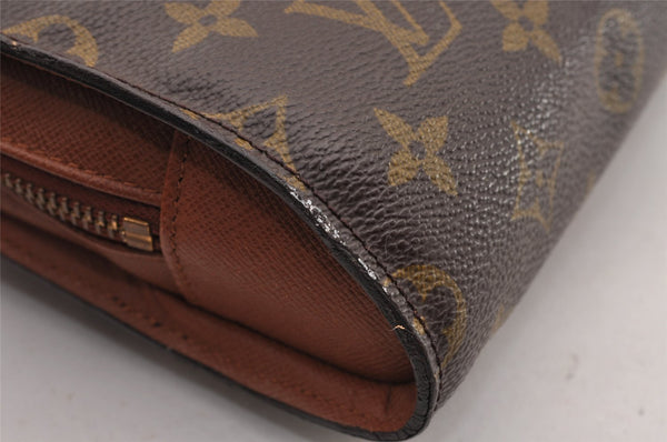Authentic Louis Vuitton Monogram Orsay Clutch Hand Bag Purse M51790 LV 1633I