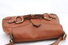 Authentic GUCCI Horsebit Shoulder Hand Bag Leather 114915 Brown 1634D