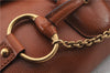 Authentic GUCCI Horsebit Shoulder Hand Bag Leather 114915 Brown 1634D