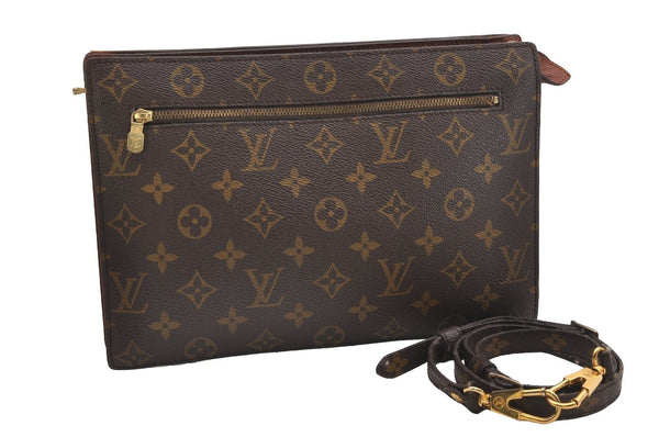 Authentic Louis Vuitton Monogram Enghien Shoulder Cross Bag M51205 LV 1634I