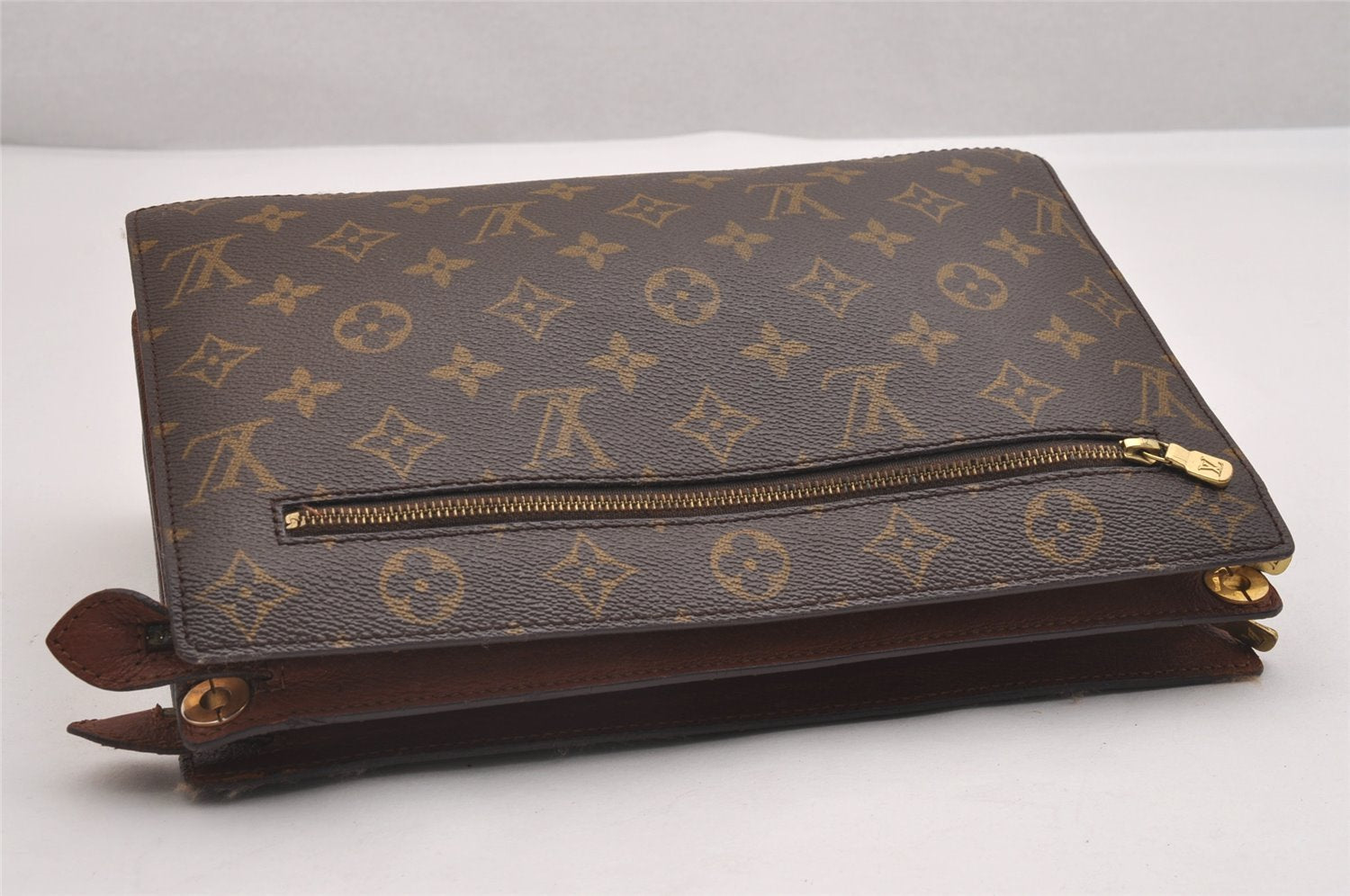 Authentic Louis Vuitton Monogram Enghien Shoulder Cross Bag M51205 LV 1634I
