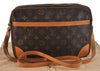 Auth Louis Vuitton Monogram Trocadero 30 Shoulder Cross Body Bag M51272 LV 1635D