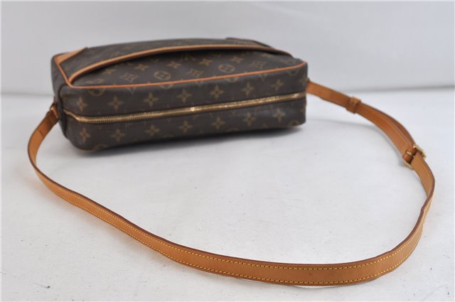 Auth Louis Vuitton Monogram Trocadero 30 Shoulder Cross Body Bag M51272 LV 1635D