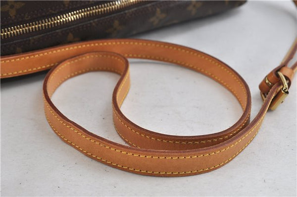 Auth Louis Vuitton Monogram Trocadero 30 Shoulder Cross Body Bag M51272 LV 1635D