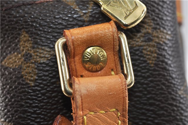 Auth Louis Vuitton Monogram Trocadero 30 Shoulder Cross Body Bag M51272 LV 1635D