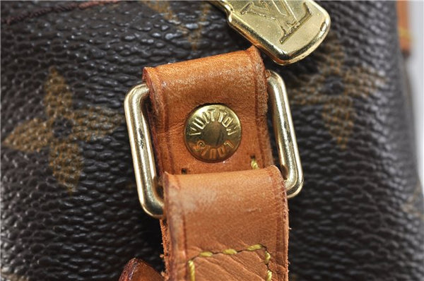 Auth Louis Vuitton Monogram Trocadero 30 Shoulder Cross Body Bag M51272 LV 1635D