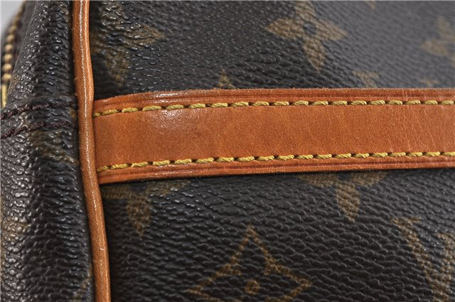 Auth Louis Vuitton Monogram Trocadero 30 Shoulder Cross Body Bag M51272 LV 1635D