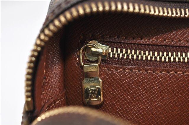 Auth Louis Vuitton Monogram Trocadero 30 Shoulder Cross Body Bag M51272 LV 1635D