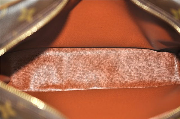 Auth Louis Vuitton Monogram Trocadero 30 Shoulder Cross Body Bag M51272 LV 1635D