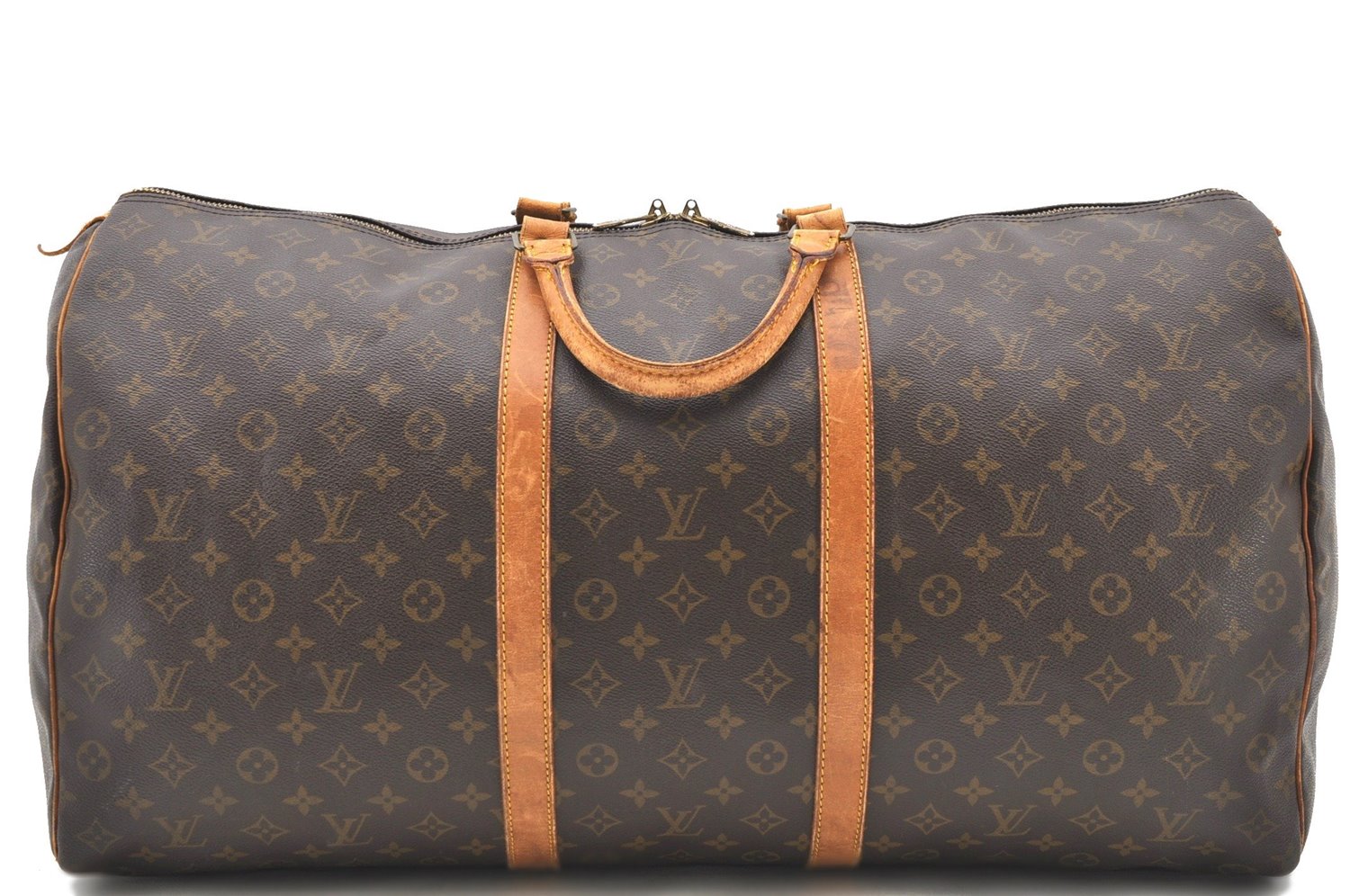 Authentic Louis Vuitton Monogram Keepall 60 Boston Bag M41422 LV 1636D