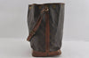 Authentic Louis Vuitton Monogram Noe Shoulder Drawstring Bag M42224 LV 1636I