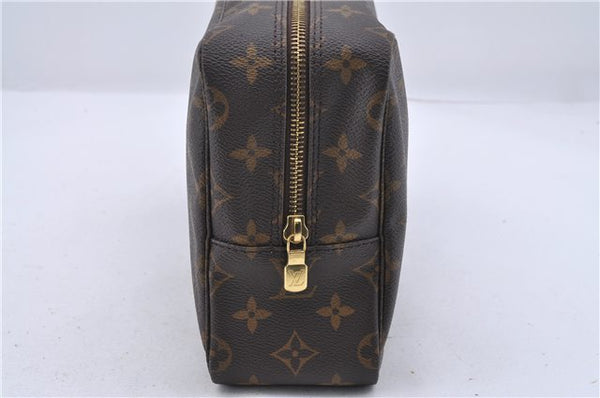 Auth Louis Vuitton Monogram Trousse Toilette 28 Clutch Hand Bag M47522 LV 1637D