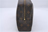 Auth Louis Vuitton Monogram Trousse Toilette 28 Clutch Hand Bag M47522 LV 1637D