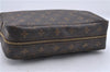 Auth Louis Vuitton Monogram Trousse Toilette 28 Clutch Hand Bag M47522 LV 1637D