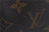 Auth Louis Vuitton Monogram Trousse Toilette 28 Clutch Hand Bag M47522 LV 1637D