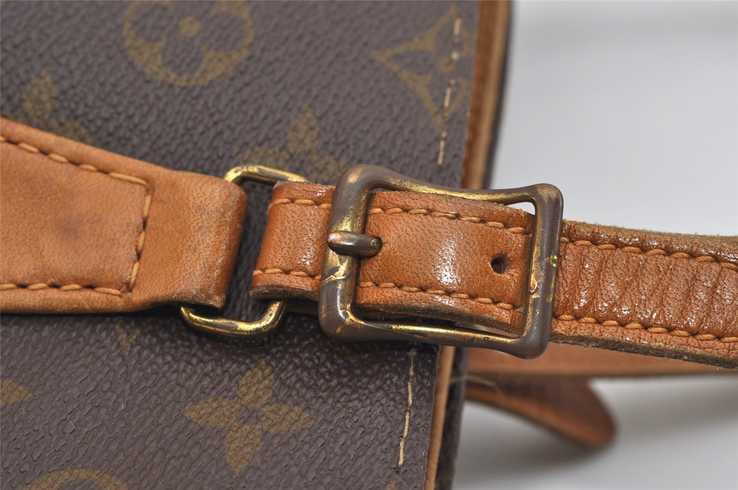 Authentic Louis Vuitton Monogram Bucket GM Shoulder Bag T42236 USA Model 1637I