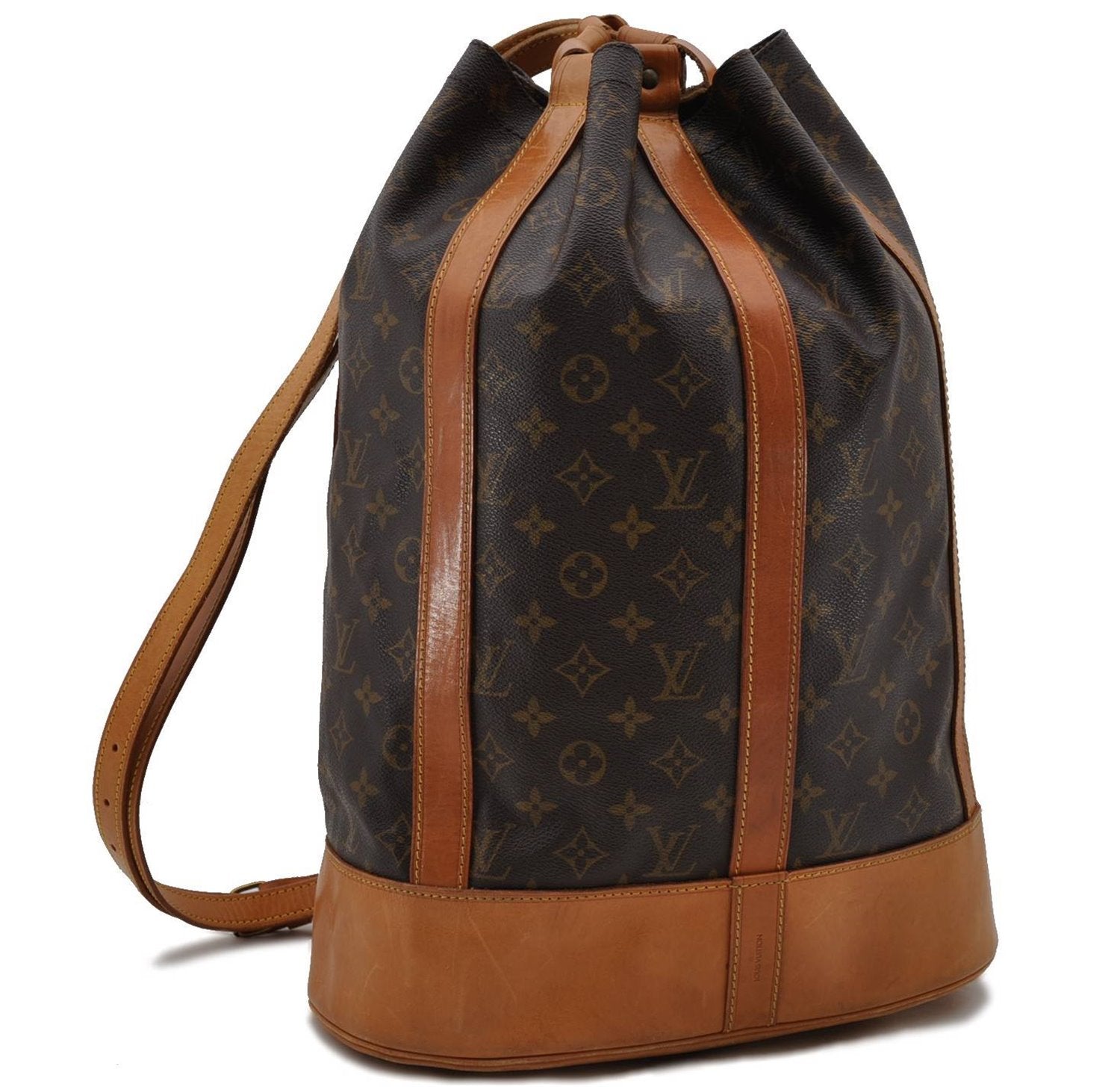 Authentic Louis Vuitton Monogram Randonnee GM Shoulder Bag M42244 LV 1638D