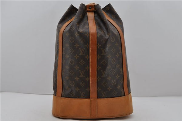 Authentic Louis Vuitton Monogram Randonnee GM Shoulder Bag M42244 LV 1638D