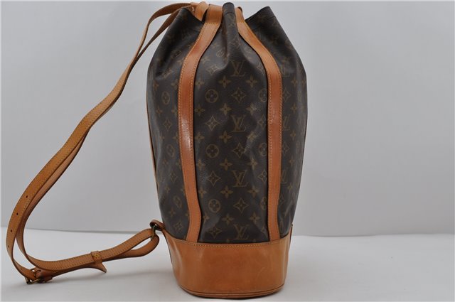 Authentic Louis Vuitton Monogram Randonnee GM Shoulder Bag M42244 LV 1638D