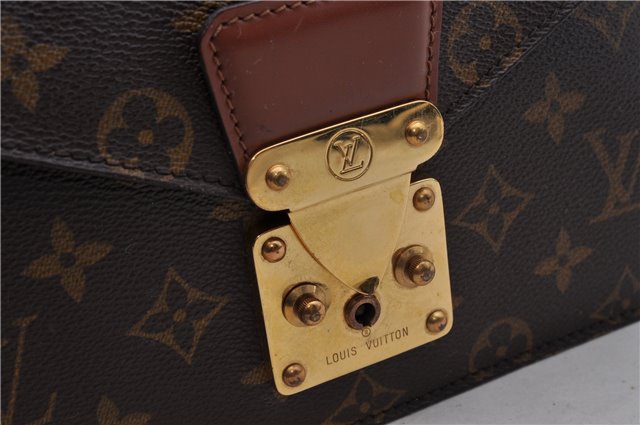 Authentic Louis Vuitton Monogram Concorde Hand Bag M51190 LV 1639D