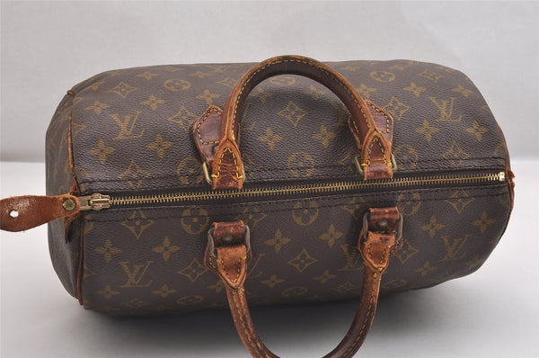 Authentic Louis Vuitton Monogram Speedy 30 Hand Boston Bag Old Model LV 1640I