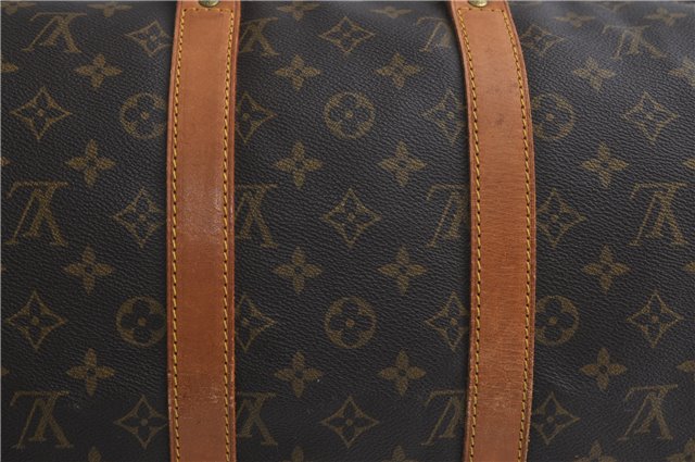 Authentic Louis Vuitton Monogram Keepall Bandouliere 45 M41418 Boston Bag 1641F