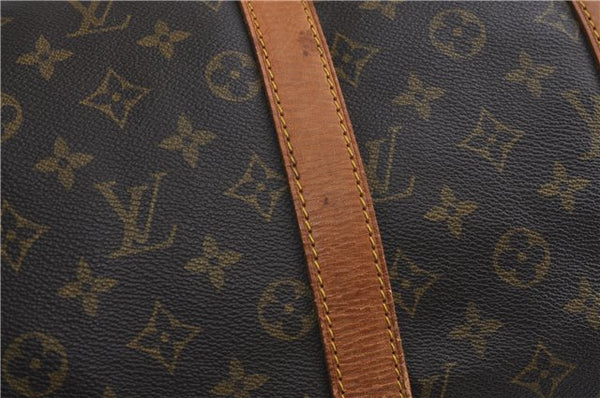 Authentic Louis Vuitton Monogram Keepall Bandouliere 45 M41418 Boston Bag 1641F