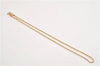 Authentic Christian Dior Gold Tone Chain Necklace CD 1641G