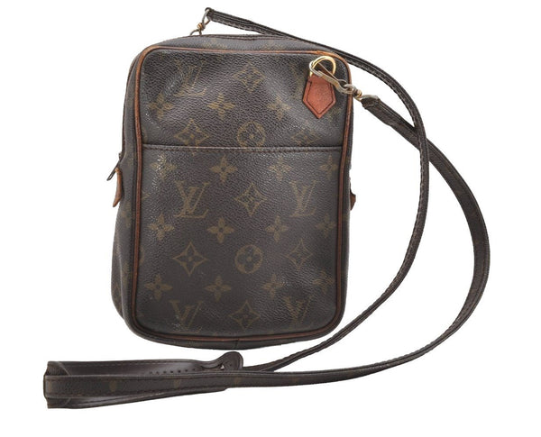 Authentic Louis Vuitton Monogram Danube Shoulder Cross Bag Old Model LV 1641I