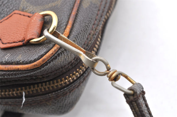 Authentic Louis Vuitton Monogram Danube Shoulder Cross Bag Old Model LV 1641I