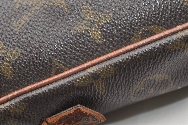 Authentic Louis Vuitton Monogram Danube Shoulder Cross Bag Old Model LV 1641I