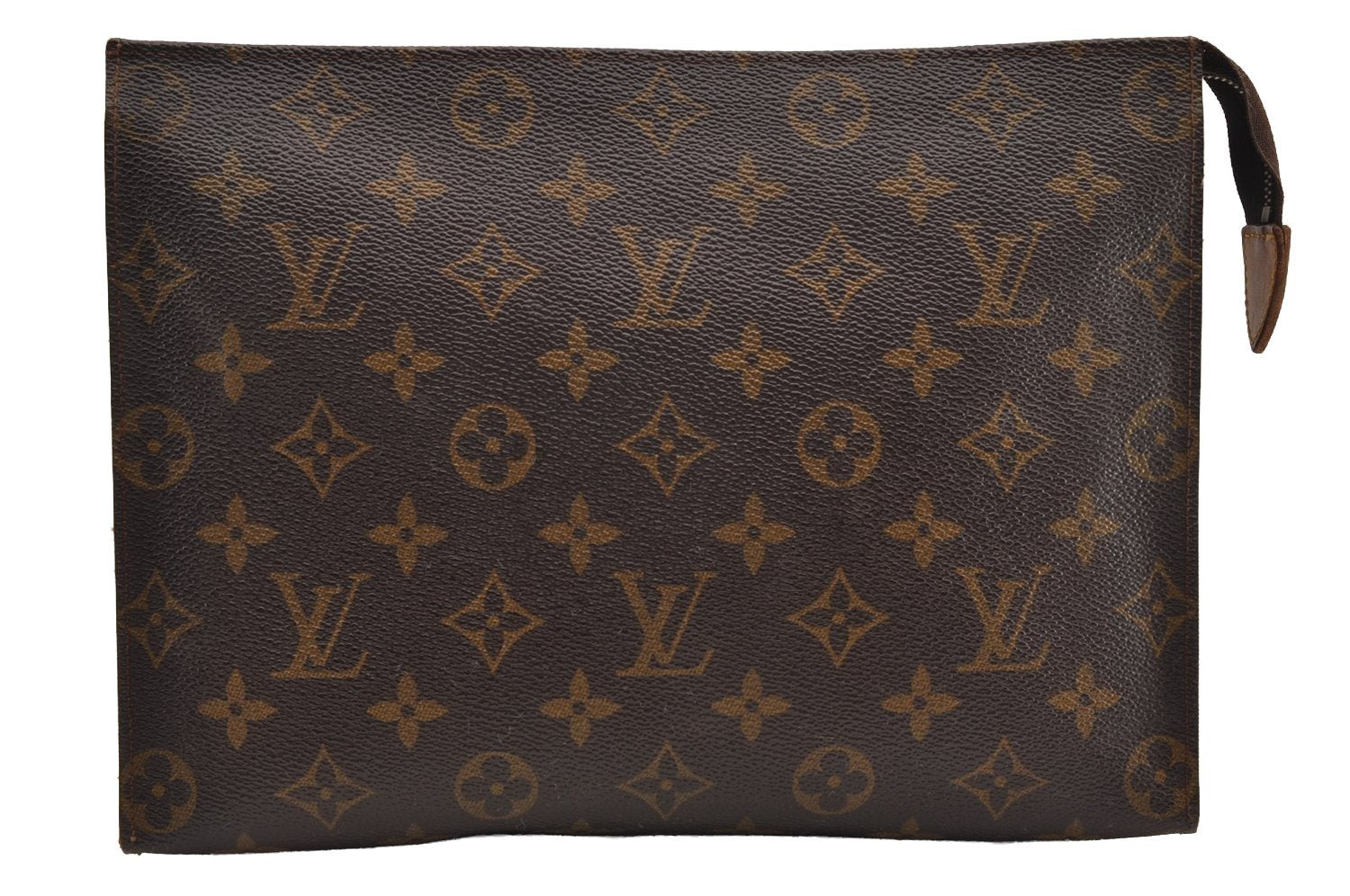 Authentic Louis Vuitton Monogram Poche Toilette 26 Pouch Old Model Junk 1642I