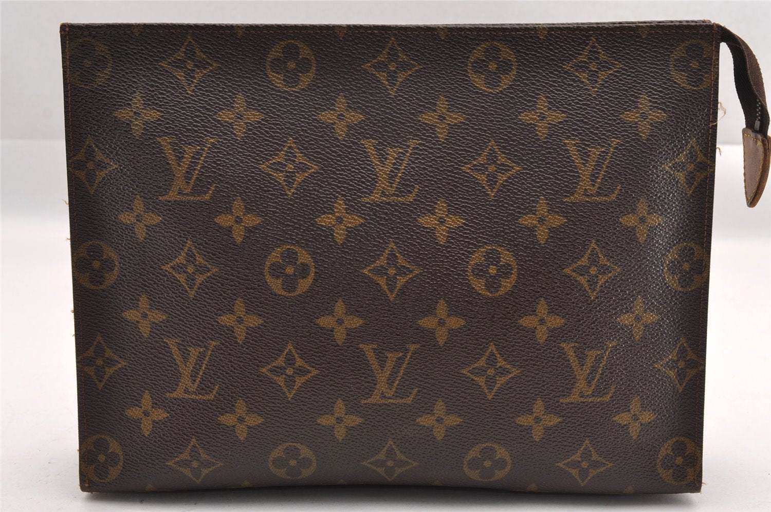 Authentic Louis Vuitton Monogram Poche Toilette 26 Pouch Old Model Junk 1642I