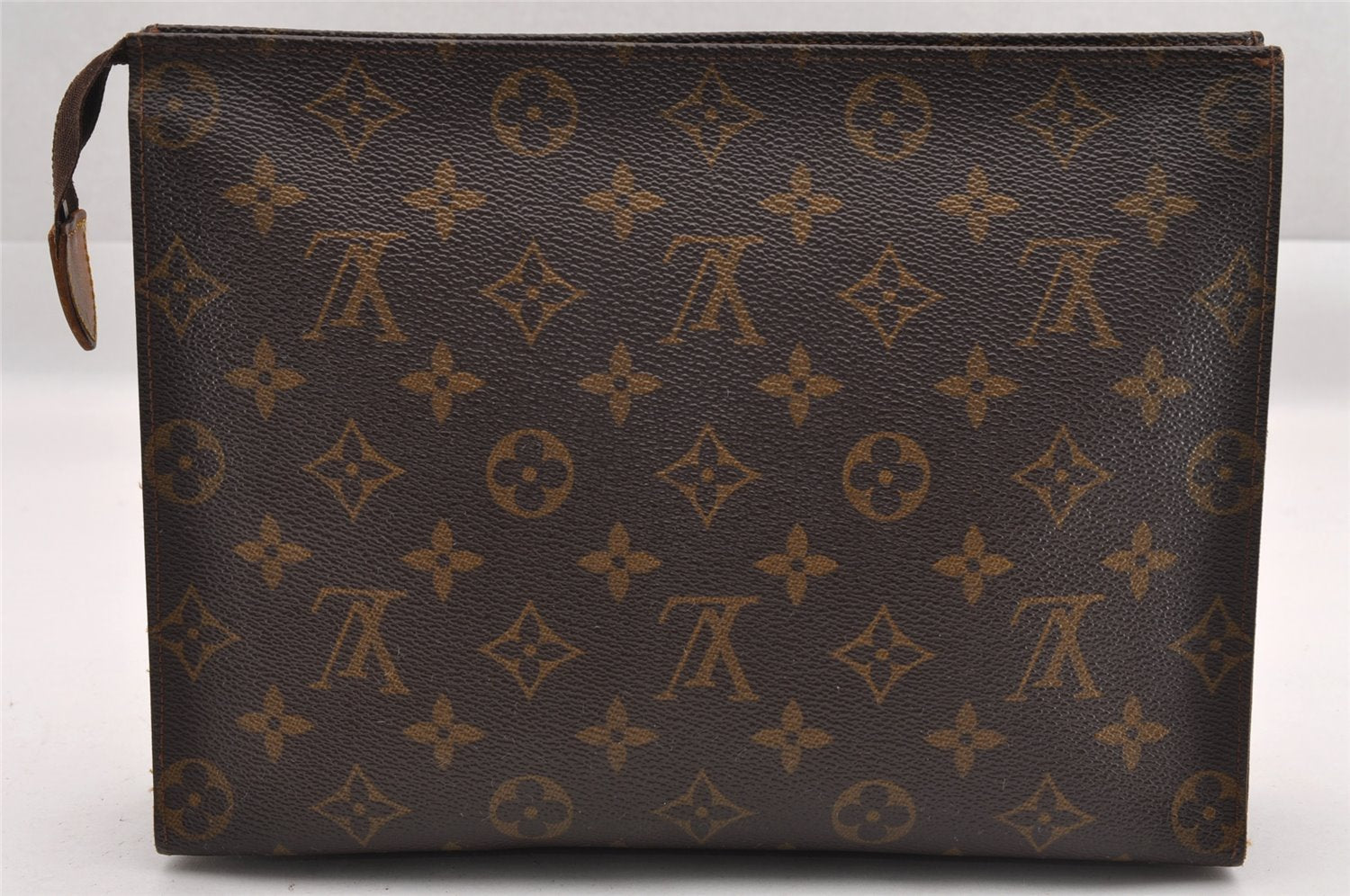 Authentic Louis Vuitton Monogram Poche Toilette 26 Pouch Old Model Junk 1642I