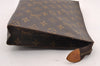 Authentic Louis Vuitton Monogram Poche Toilette 26 Pouch Old Model Junk 1642I
