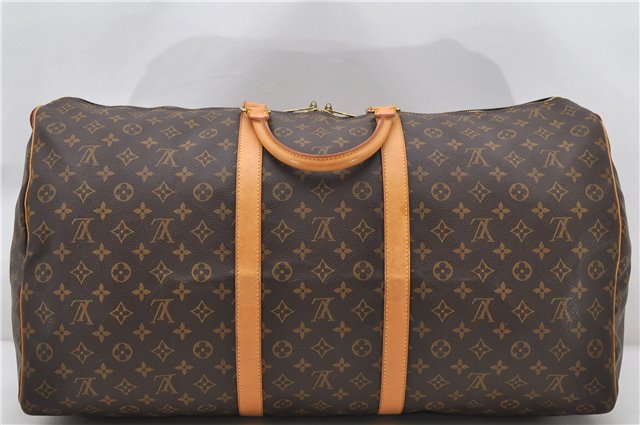 Authentic Louis Vuitton Monogram Keepall 60 Boston Bag M41422 LV 1643D