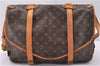 Authentic Louis Vuitton Monogram Saumur 43 Shoulder Cross Bag M42252 LV 1643F