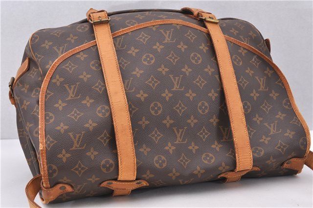 Authentic Louis Vuitton Monogram Saumur 43 Shoulder Cross Bag M42252 LV 1643F